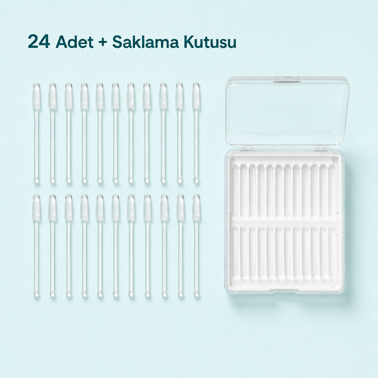 Kulasis™ - Yapışkan Uçlu Yıkanabilir Kulak Temizleme Çubuğu